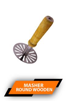 National Masher Round Wooden